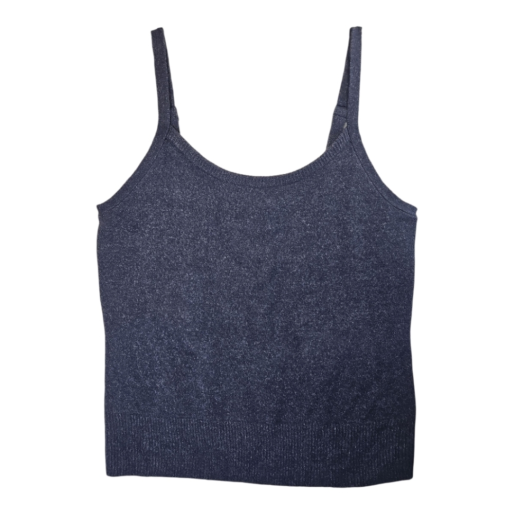 Torrid Size 1X Vegan Cashmere Blue Cami Sweater Top
